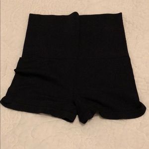 Hot Bottoms Black Spandex Seamless Shorts